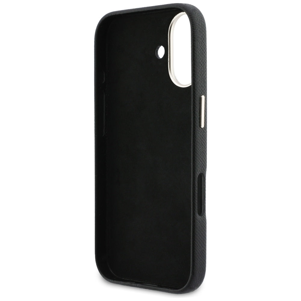 Futrola za Apple iPhone 17, Guess, Resin Logo, Crna