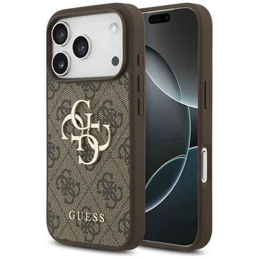 Futrola za Apple iPhone 17 Pro, Guess, 4G Big Logo, Braon