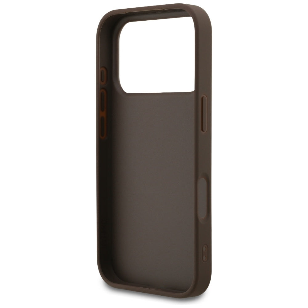 Futrola za Apple iPhone 17 Pro, Guess, 4G Classic, Braon