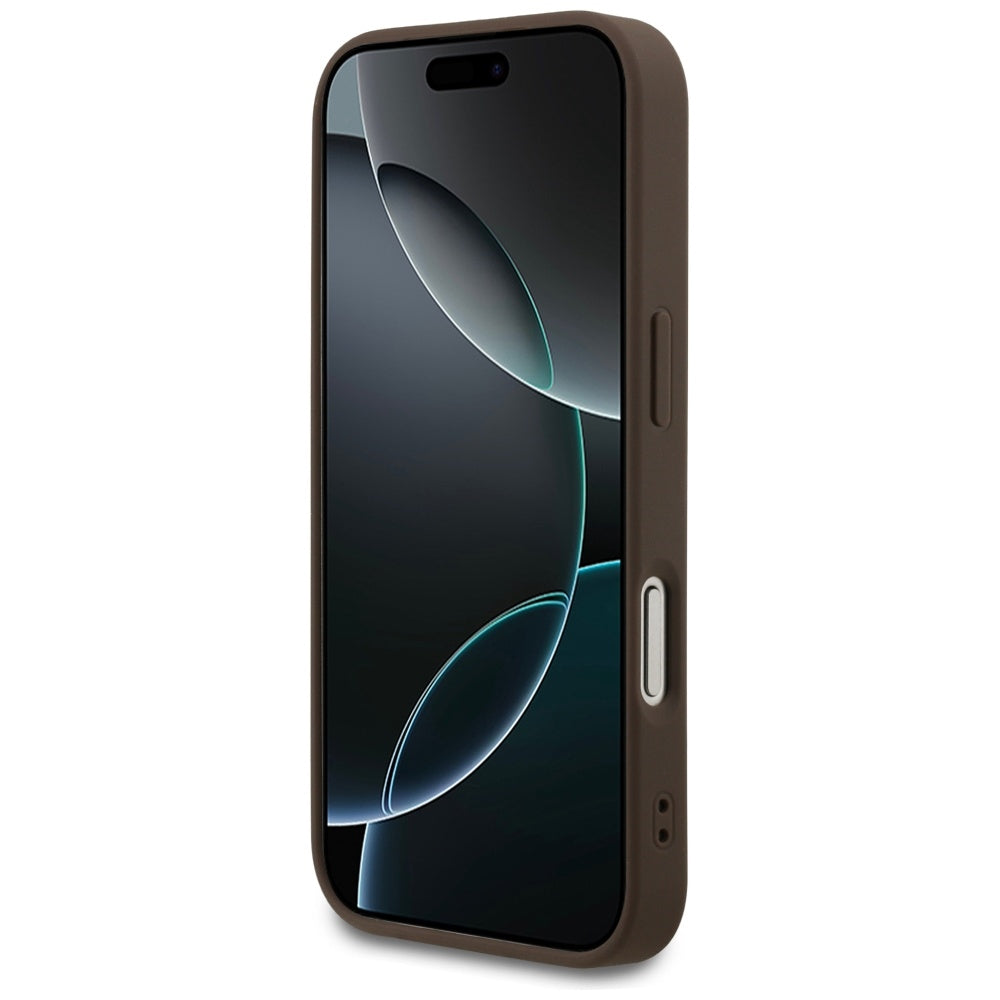 Futrola za Apple iPhone 17 Pro, Guess, 4G Classic, Braon