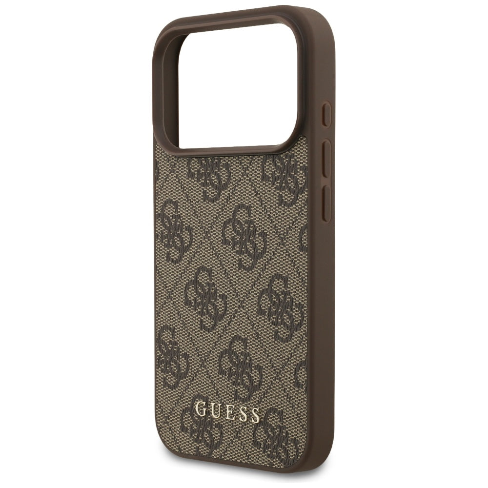 Futrola za Apple iPhone 17 Pro, Guess, 4G Classic, Braon