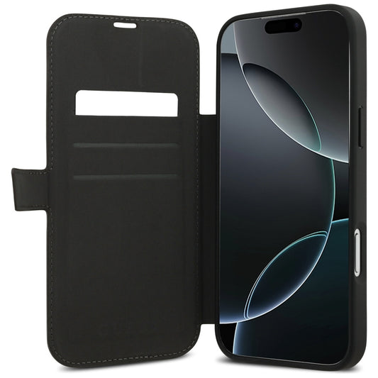 Futrola za Apple iPhone 17 Pro, Guess, 4G Metal Logo, Braon