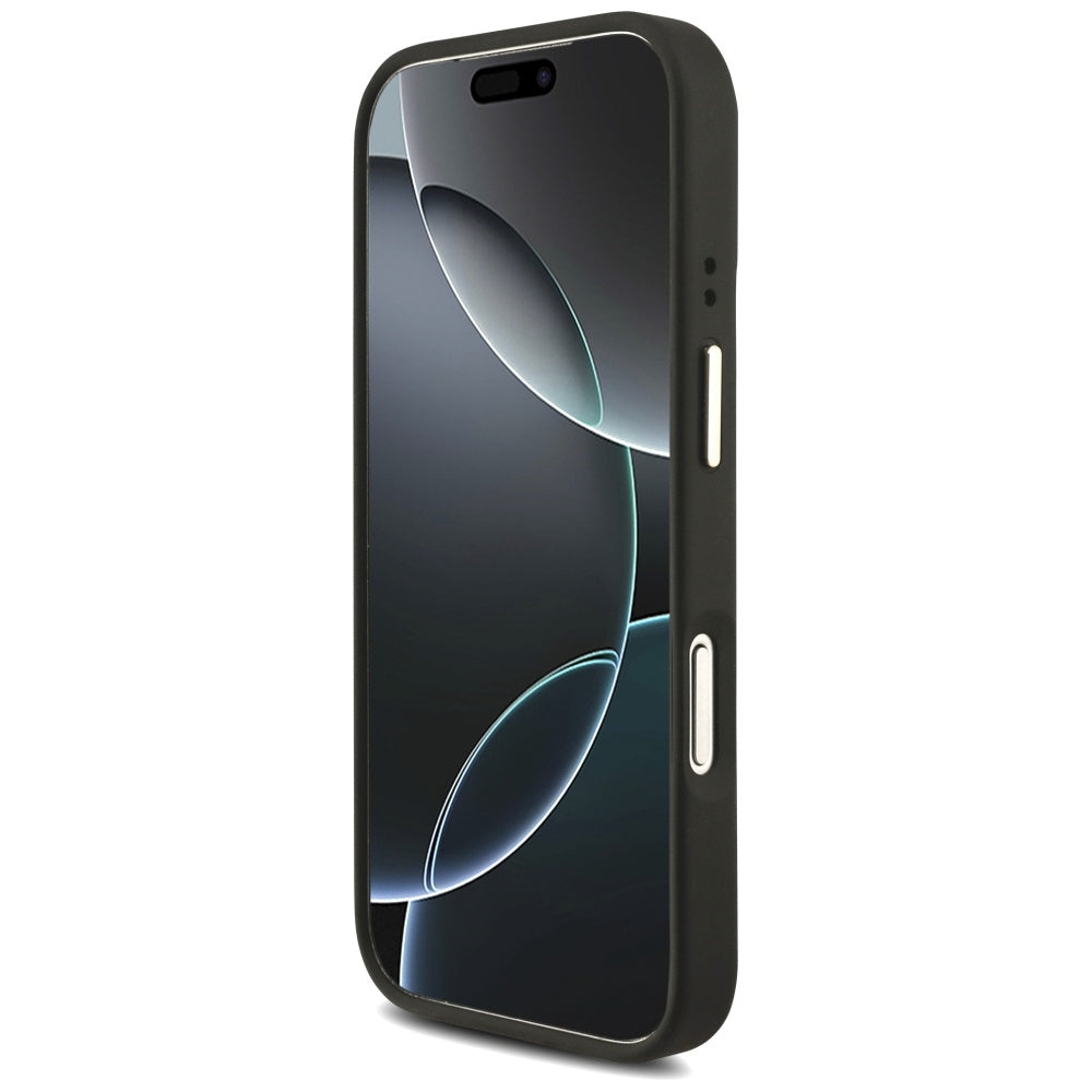 Futrola za Apple iPhone 17 Pro, Guess, Big 4G Classic Logo with Big Strap, Crna