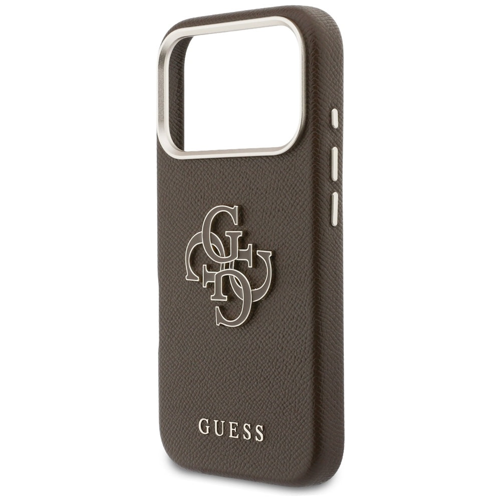 Futrola za Apple iPhone 17 Pro, GUESS, Resin Logo, Braon