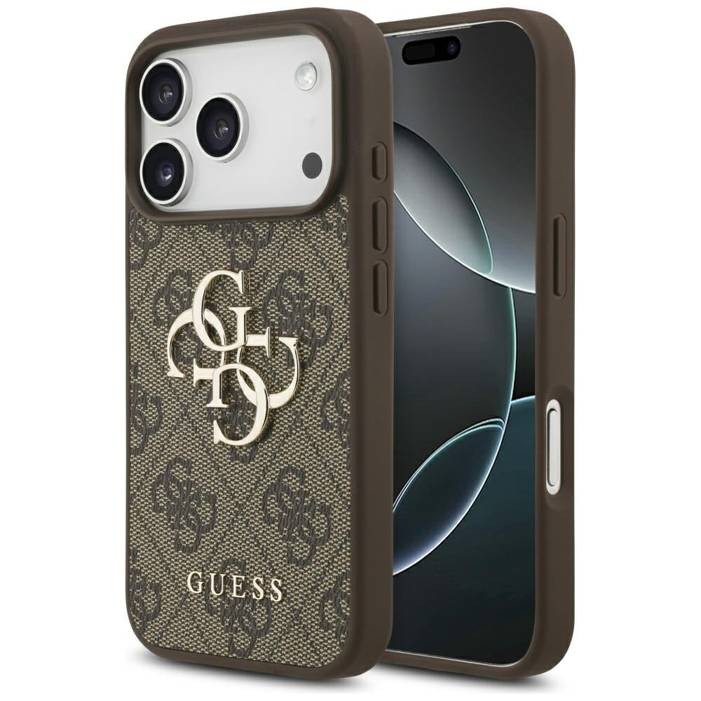 Futrola za Apple iPhone 17 Pro Max, Guess, 4G Big Logo, Braon