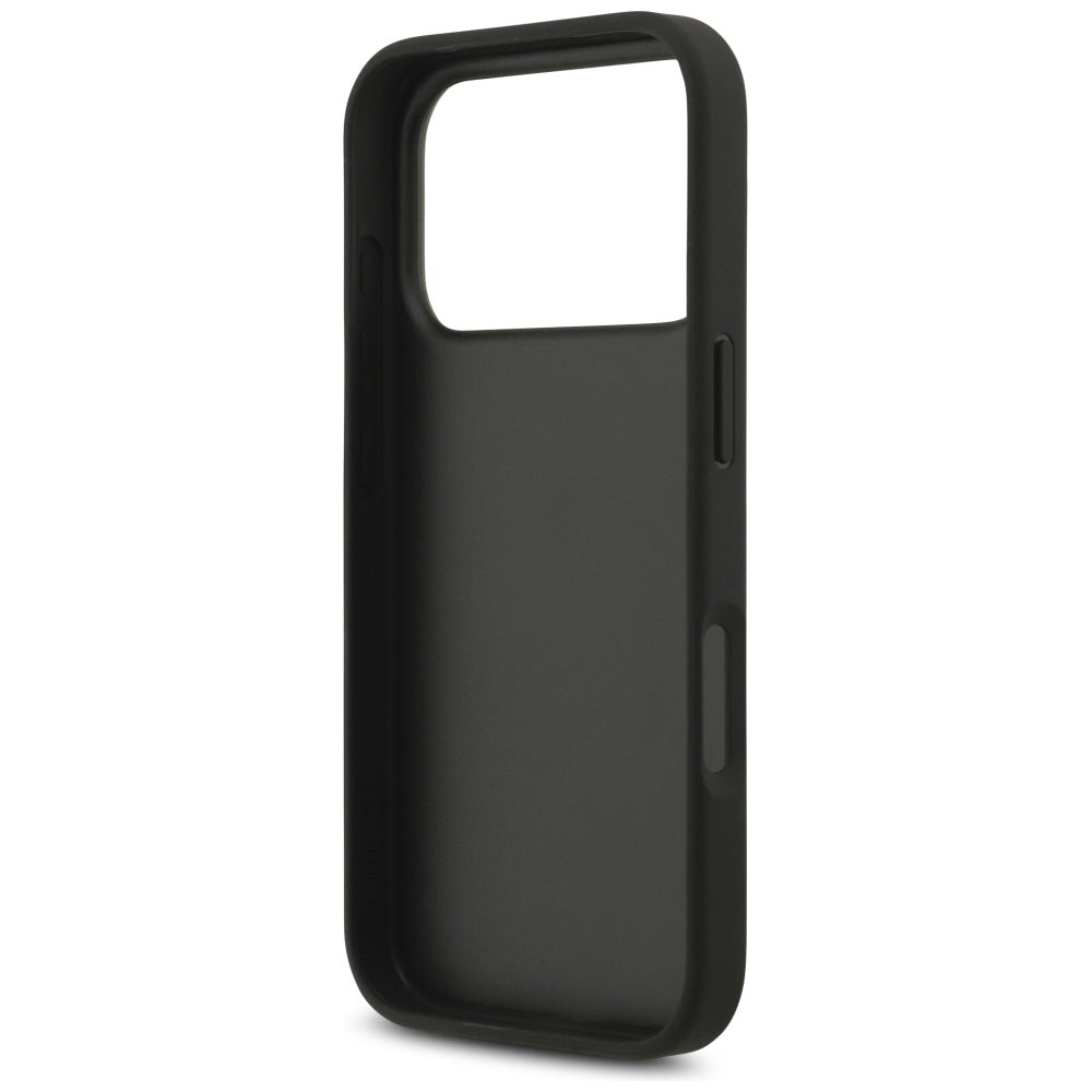 Futrola za Apple iPhone 17 Pro Max, Guess, 4G Classic Logo with Strap, Crna