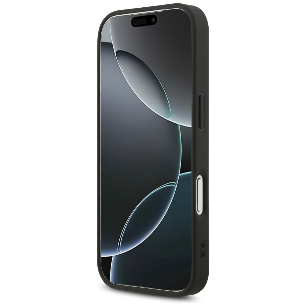 Futrola za Apple iPhone 17 Pro Max, Guess, Fixed Glitter Big 4G, Crna