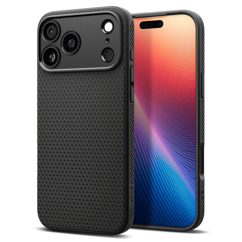 Futrola za Apple iPhone 17 Pro Max, Spigen, Liquid Air, Mat Crna ACS10265