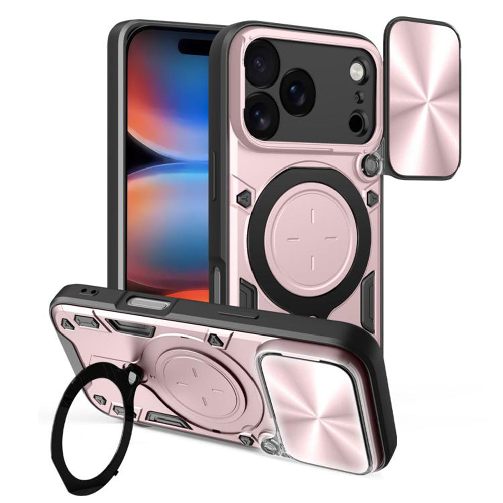 Futrola za Apple iPhone 17 Pro Max, Techsuit, CamGuard Pro, Zlatno Roza