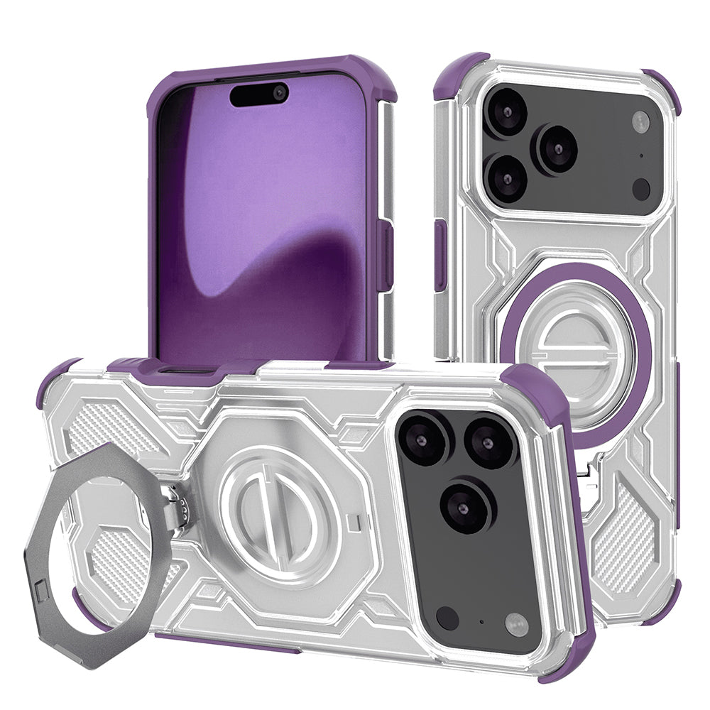 Futrola za Apple iPhone 17 Pro Max, Techsuit, Carbon Shield Pro, Ljubičasta
