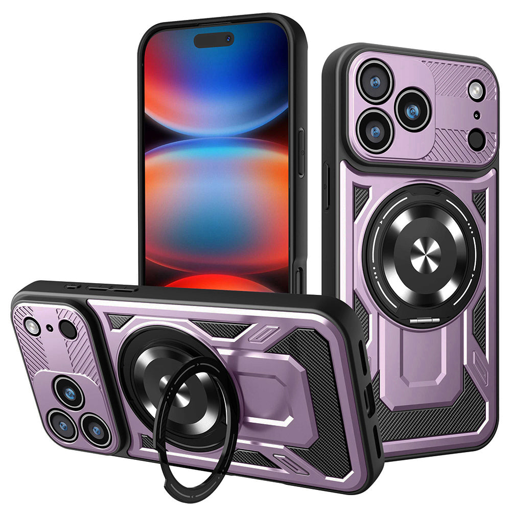 Futrola za Apple iPhone 17 Pro Max, Techsuit, RuggedCam, Ljubičasta