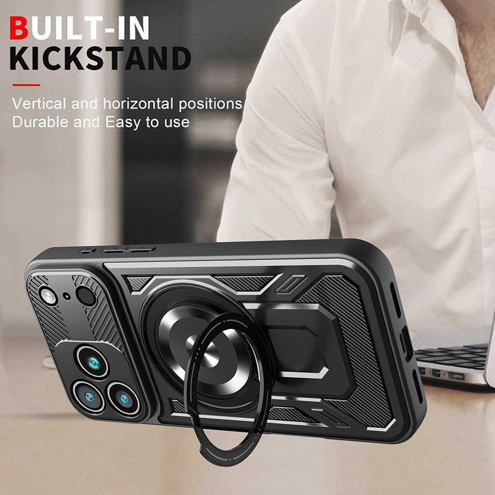 Futrola za Apple iPhone 17 Pro Max, Techsuit, RuggedCam, Ljubičasta