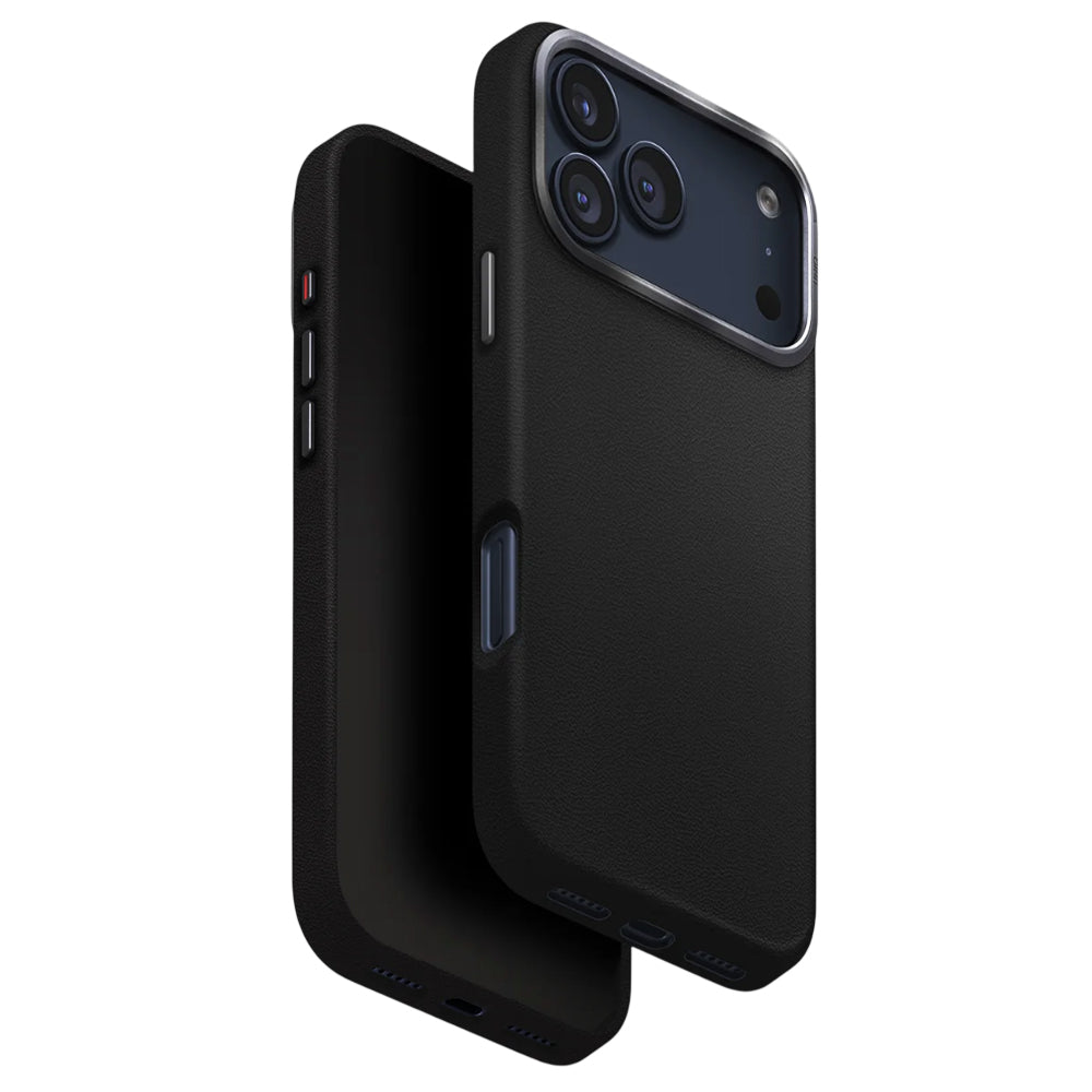 Futrola za Apple iPhone 17 Pro Max, UNIQ, Lyden Leatherette, Crna