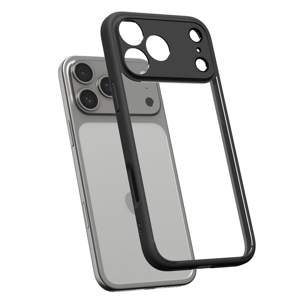 Futrola za Apple iPhone 17 Pro, Spigen, Ultra Hybrid, Mat Crna ACS10343