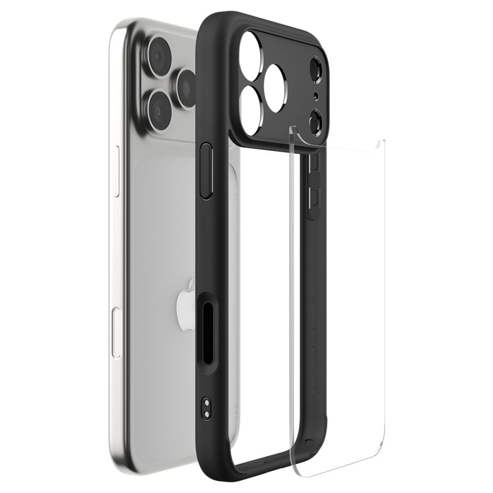 Futrola za Apple iPhone 17 Pro, Spigen, Ultra Hybrid, Mat Crna ACS10343
