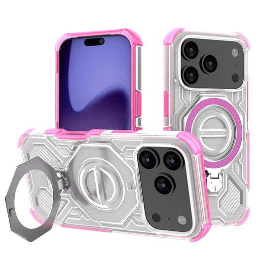 Futrola za Apple iPhone 17 Pro, Techsuit, Carbon Shield Pro, Roze