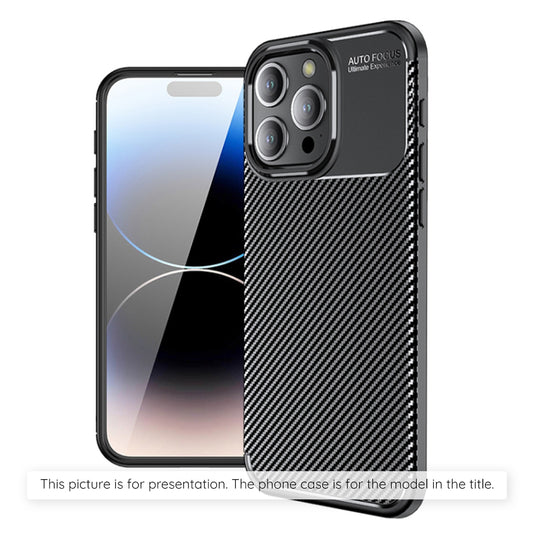 Futrola za Apple iPhone 17 Pro, Techsuit, CarbonFiber, Crna