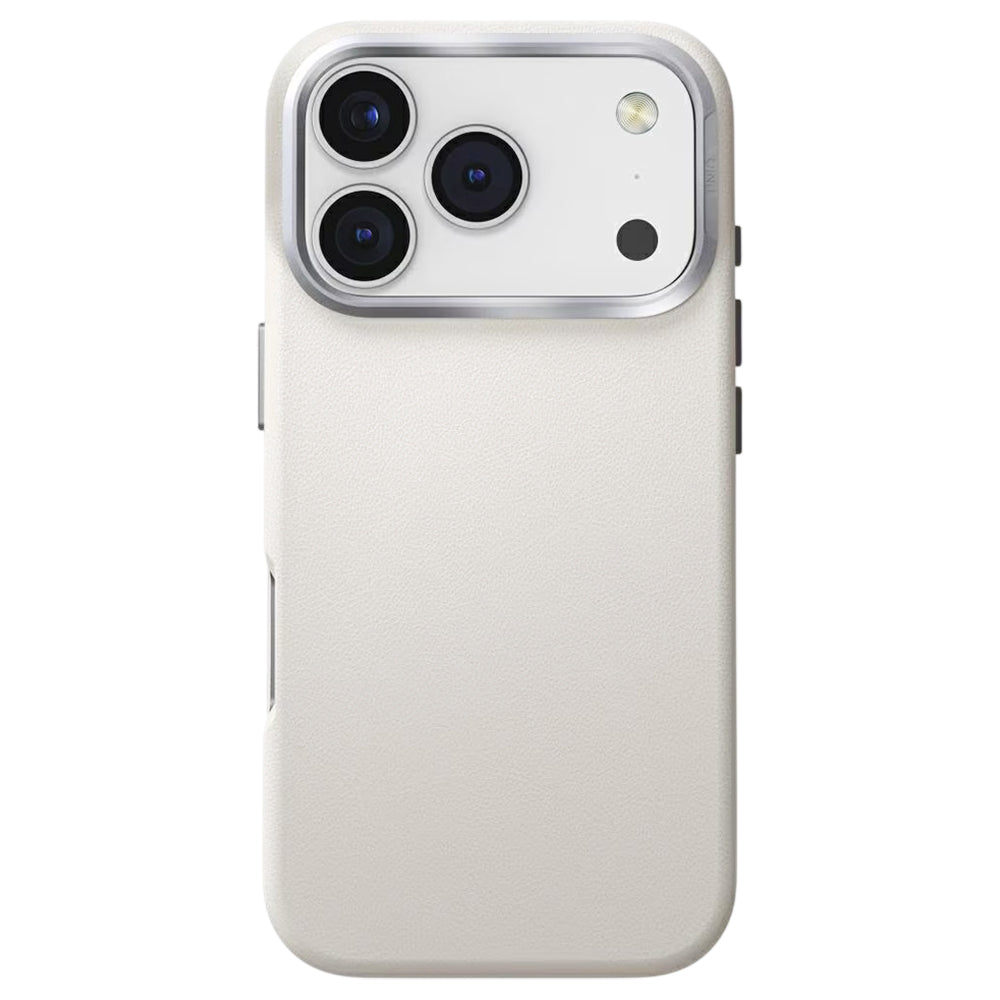 Futrola za Apple iPhone 17 Pro, UNIQ, Lyden Leatherette, Siva