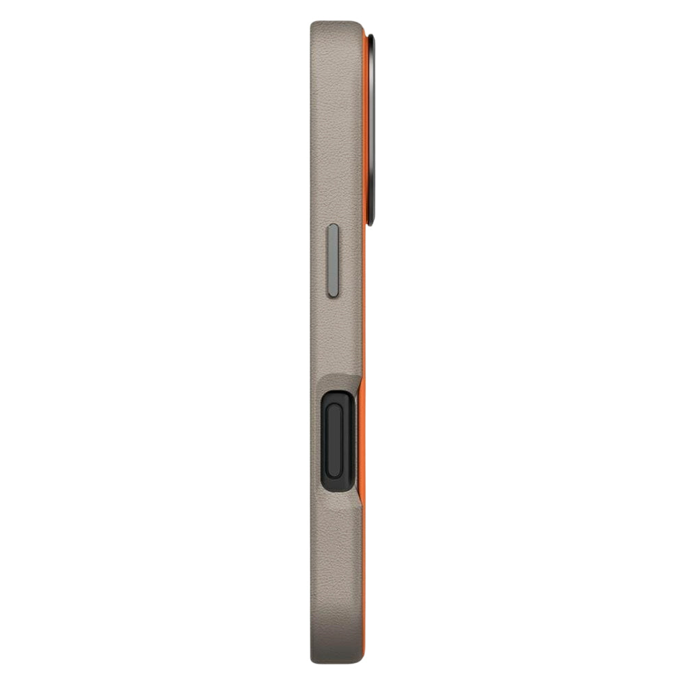 Futrola za Apple iPhone 17 Pro, UNIQ, Lyden Leatherette, Bež Narandžasta