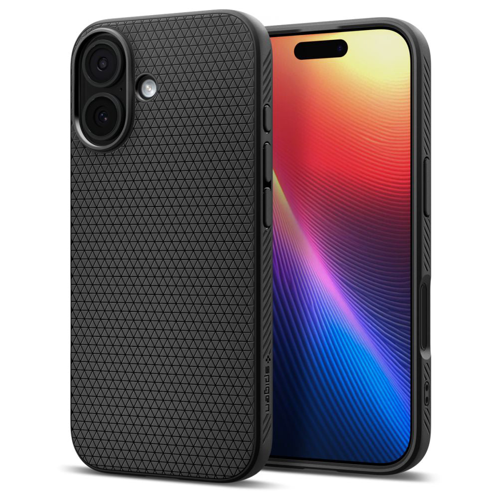 Futrola za Apple iPhone 17, Spigen, Liquid Air, Mat Crna ACS10369
