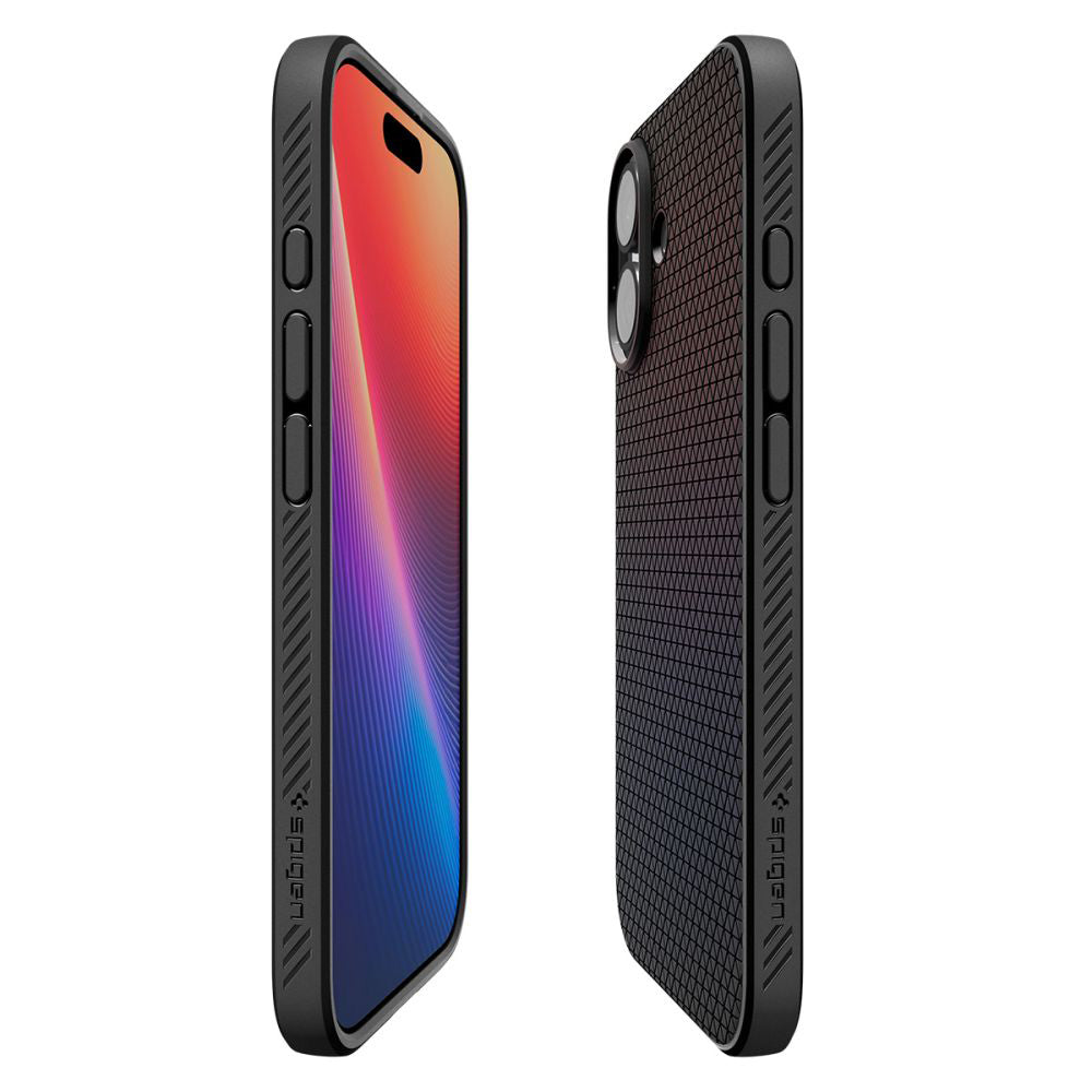 Futrola za Apple iPhone 17, Spigen, Liquid Air, Mat Crna ACS10369