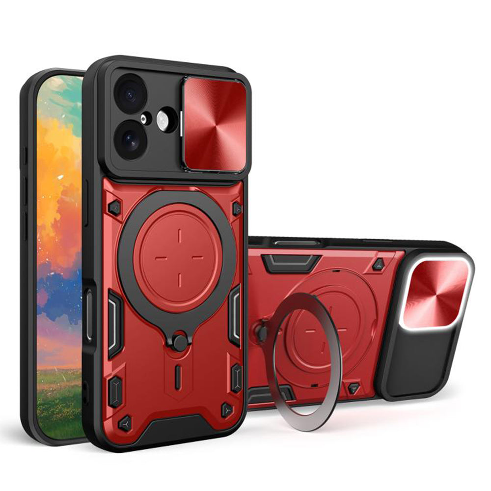 Futrola za Apple iPhone 17, Techsuit, CamGuard Pro, Crvena