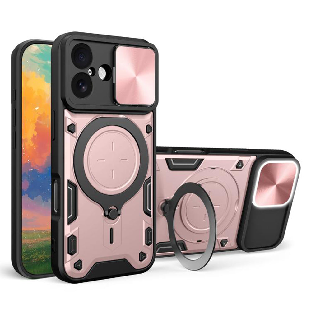 Futrola za Apple iPhone 17, Techsuit, CamGuard Pro, Roze Zlato