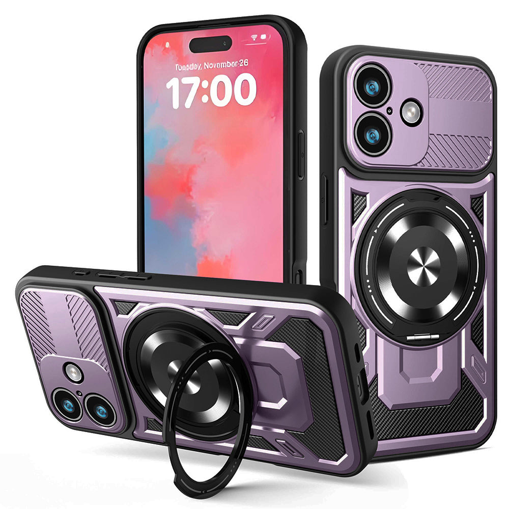 Futrola za Apple iPhone 17, Techsuit, RuggedCam, Ljubičasta