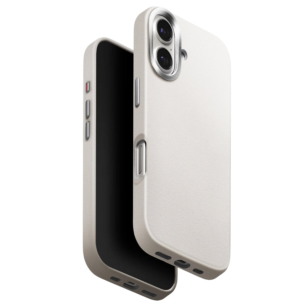 Futrola za Apple iPhone 17, UNIQ, Lyden Leatherette, Siva