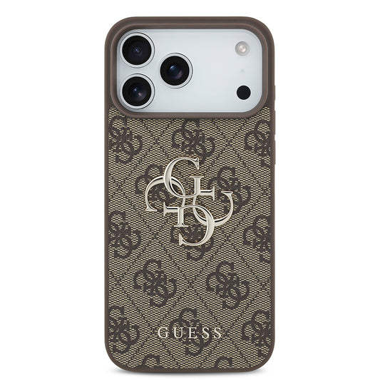 Futrola za Apple iPhone 18 Pro / 17 Pro, Guess, 4G Big Logo, Braon