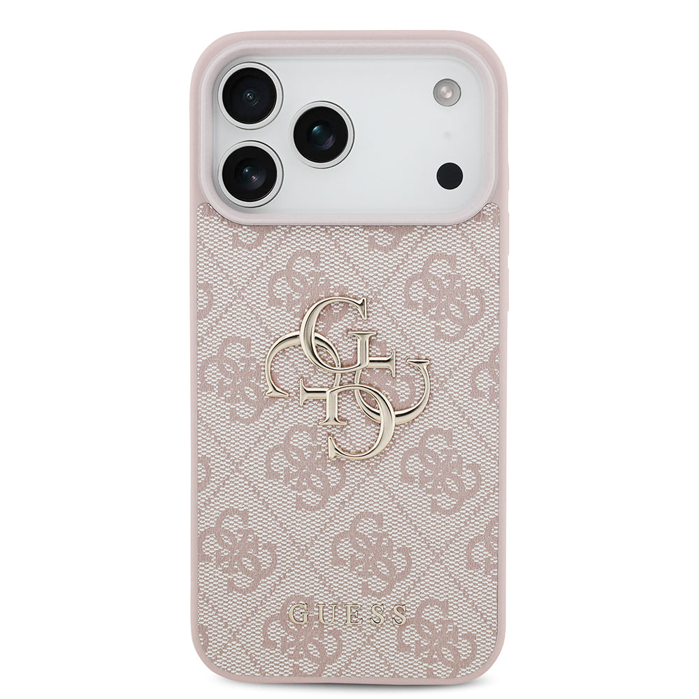 Futrola za Apple iPhone 18 Pro / 17 Pro, Guess, 4G Big Logo, Roze