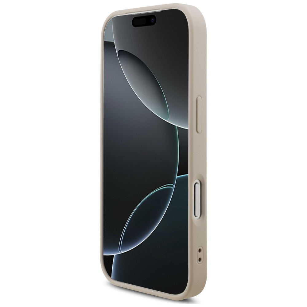 Futrola za Apple iPhone 18 Pro / 17 Pro, Guess, 4G Classic Logo sa trakom, Roze