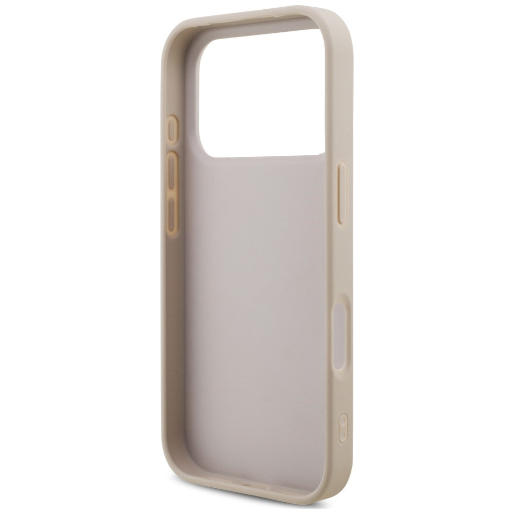 Futrola za Apple iPhone 18 Pro / 17 Pro, Guess, 4G Classic Logo sa trakom, Roze