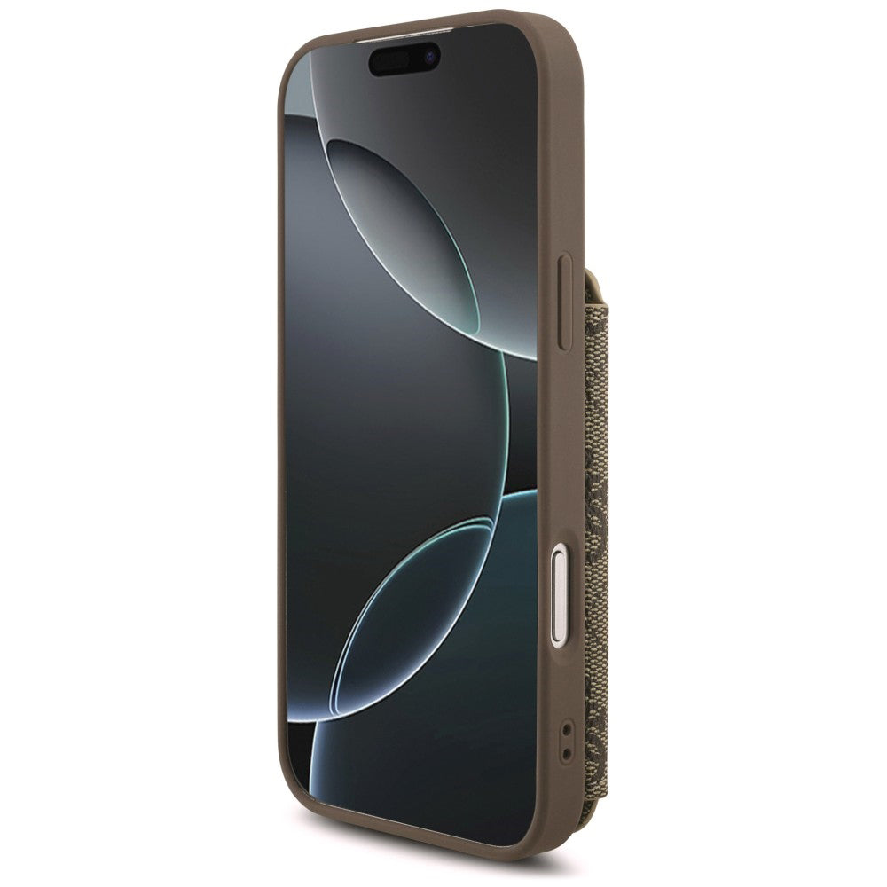 Futrola za Apple iPhone 18 Pro / 17 Pro, Guess, 4G Crossbody Cardslot, braon