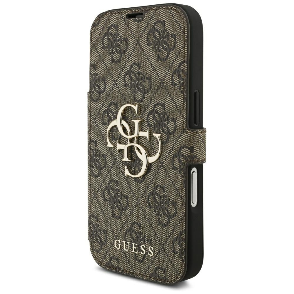 Futrola za Apple iPhone 18 Pro / 17 Pro, Guess, 4G Metal Logo, Braon