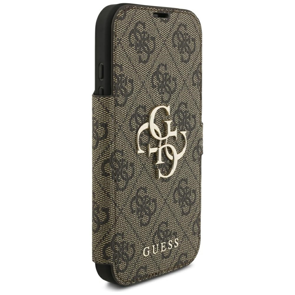 Futrola za Apple iPhone 18 Pro / 17 Pro, Guess, 4G Metal Logo, Braon