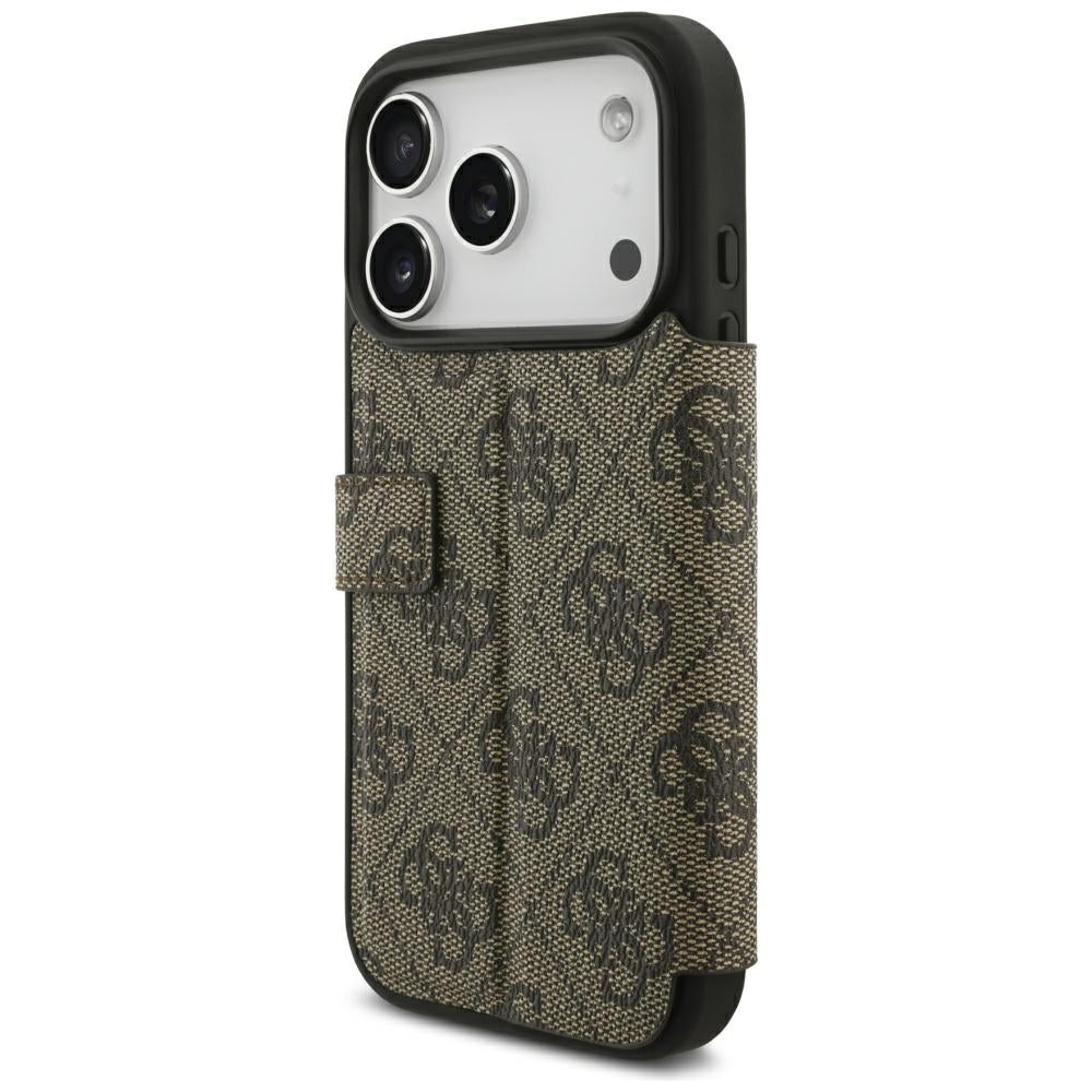 Futrola za Apple iPhone 18 Pro / 17 Pro, Guess, 4G Metal Logo, Braon