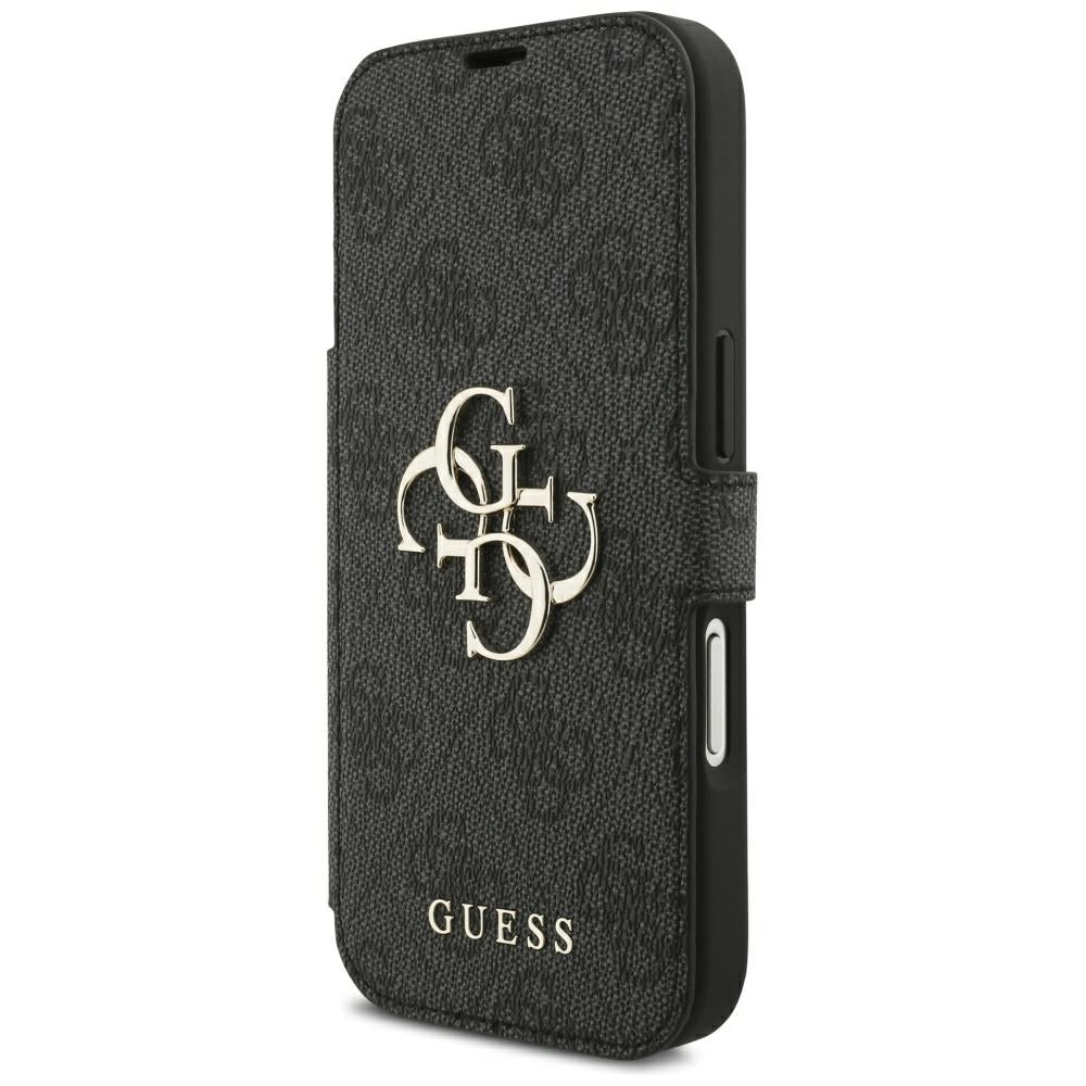 Futrola za Apple iPhone 18 Pro / 17 Pro, Guess, 4G Metal Logo, Crna