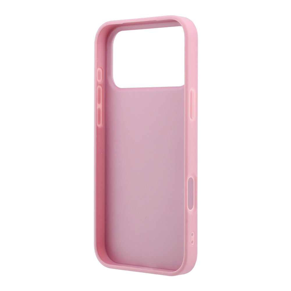 Futrola za Apple iPhone 18 Pro / 17 Pro, Guess, Fixed Glitter Big 4G, Roze