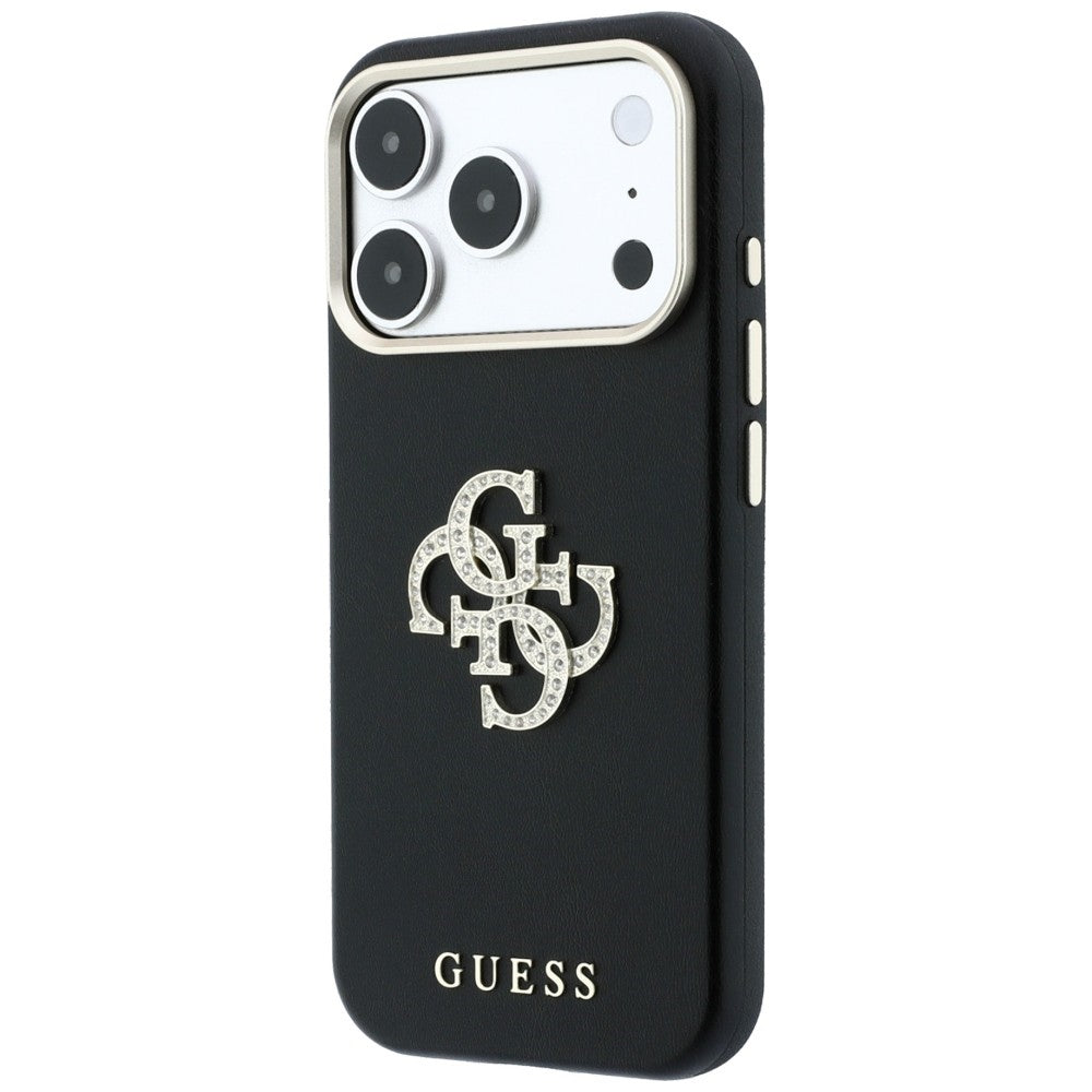 Futrola za Apple iPhone 18 Pro / 17 Pro, Guess, Smooth Big Strass Logo, Crna