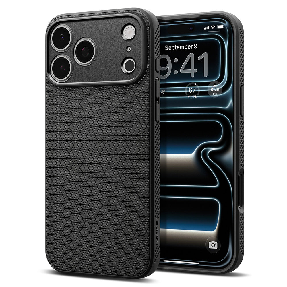 Futrola za Apple iPhone 18 Pro / 17 Pro, Spigen, Liquid Air, Crna Mat ACS12149