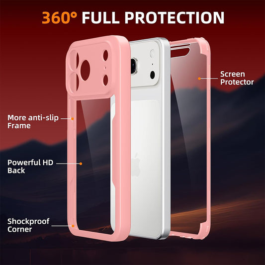 Futrola za Apple iPhone 18 Pro / 17 Pro, Techsuit, ColorVerse 360, Roze
