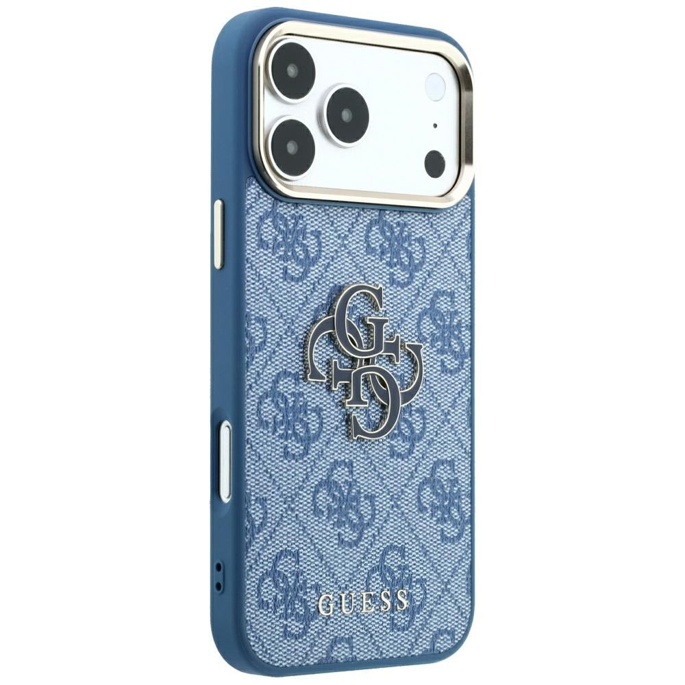 Futrola za Apple iPhone 18 Pro Max / 17 Pro Max, Guess, 4G Big Resin Logo, Plava