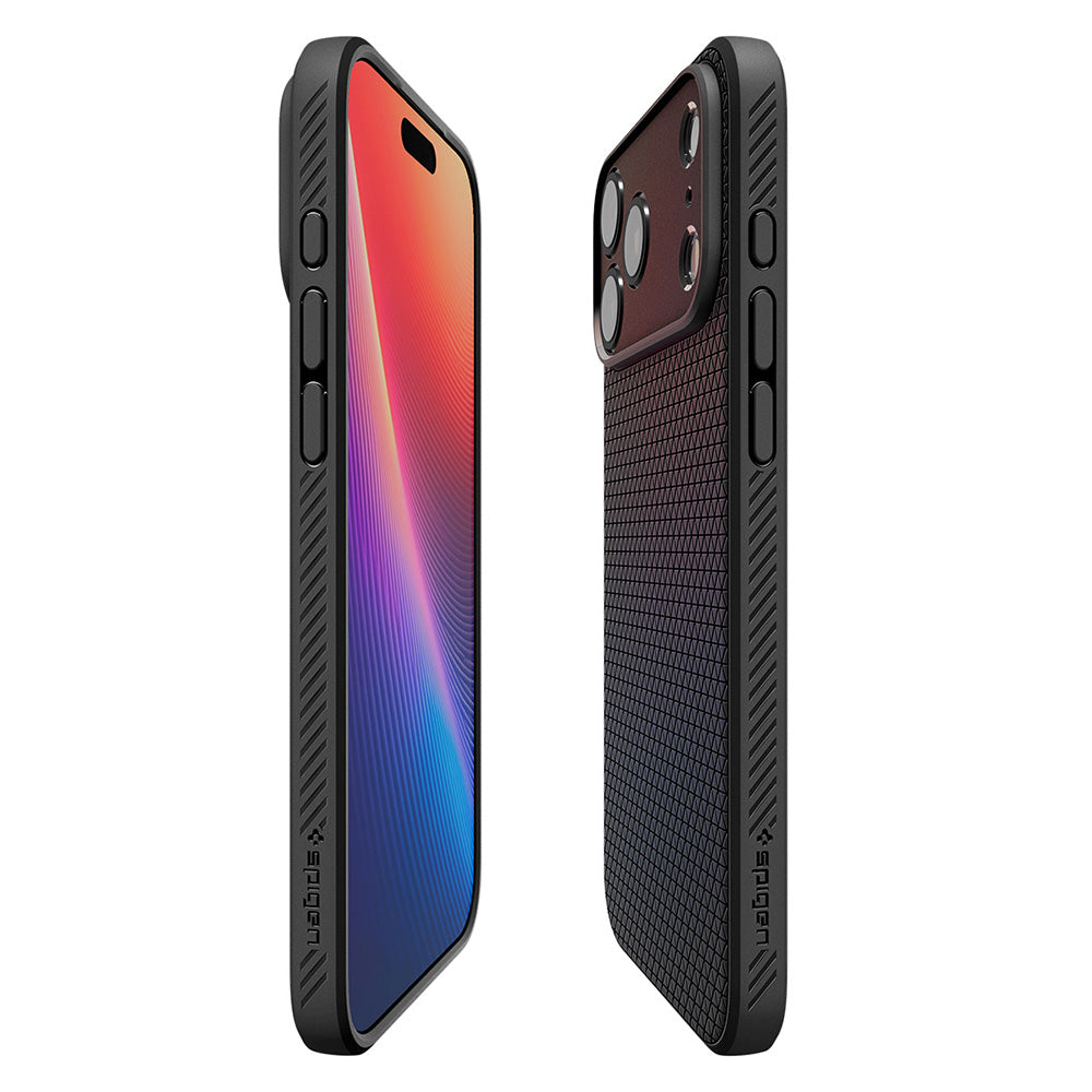 Futrola za Apple iPhone 18 Pro Max / 17 Pro Max, Spigen, Liquid Air, Crna Mat ACS12111