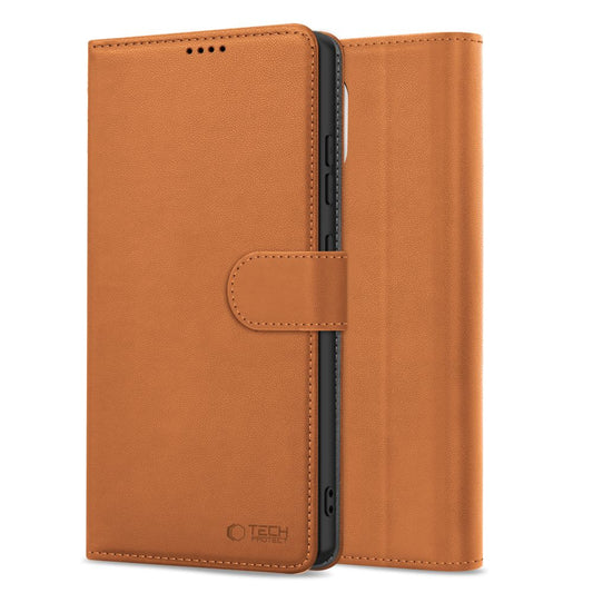 Futrola za Apple iPhone 16e, Tech-Protect, Wallet, Braon
