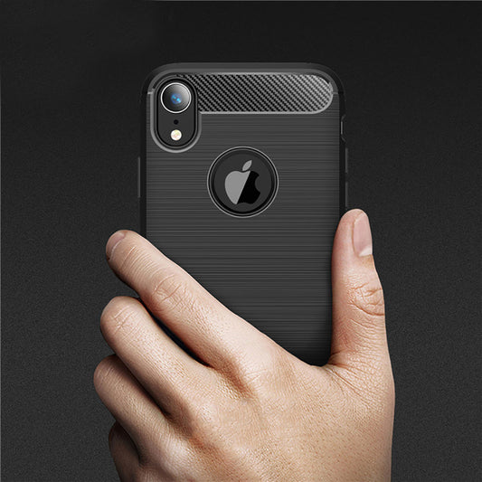 Futrola za Apple iPhone XR, Techsuit, Karbon, Crna