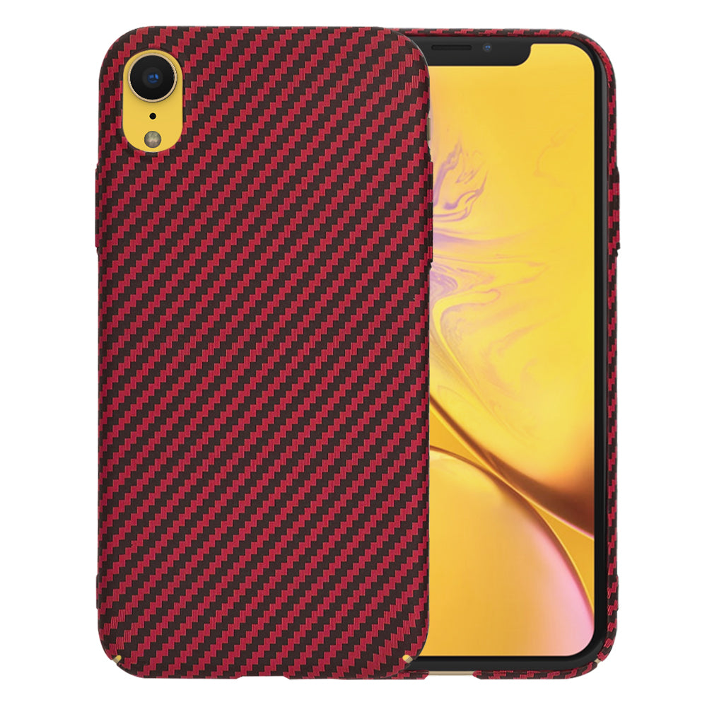 Futrola za Apple iPhone XR, Techsuit, Carbonite FiberShell, Crvena