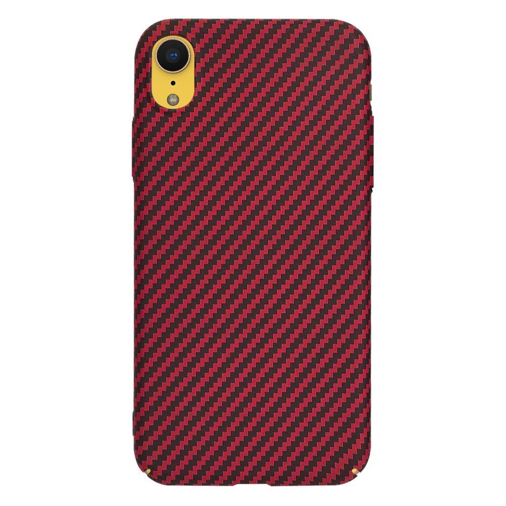 Futrola za Apple iPhone XR, Techsuit, Carbonite FiberShell, Crvena
