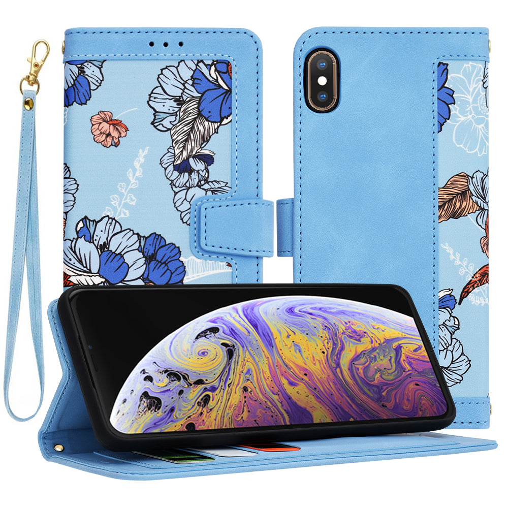 Futrola za Apple iPhone XS Max, Techsuit, FlipCraft, Plava