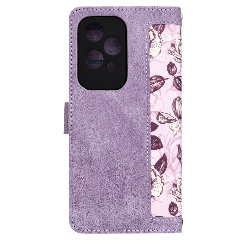 Futrola za Honor 200 Lite, Techsuit, FlipCraft, Ljubičasta